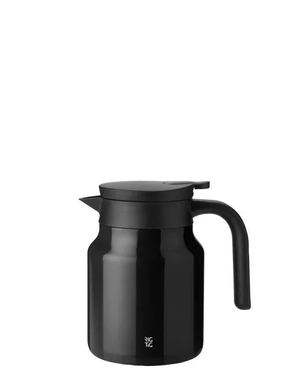 RIGTIG by STELTON TERMOKANDE 0,9 L SORT INKL. TEFILTER