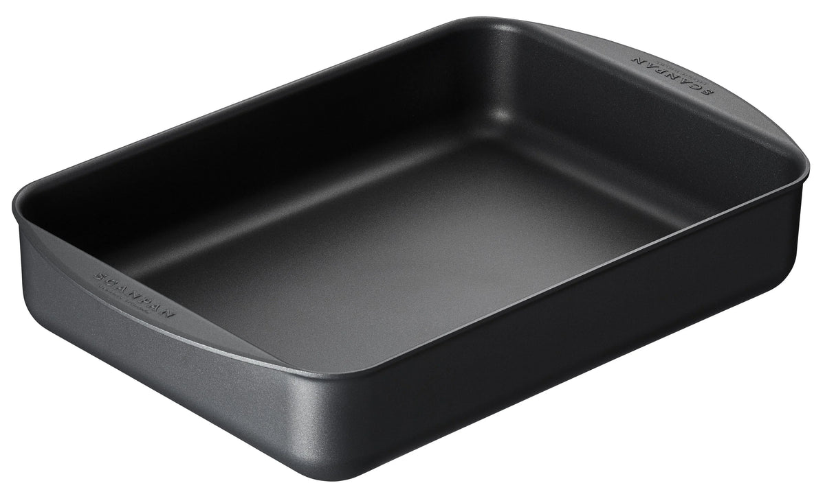 Sort SCANPAN bradepande i non-stick belægning, 34x22 cm