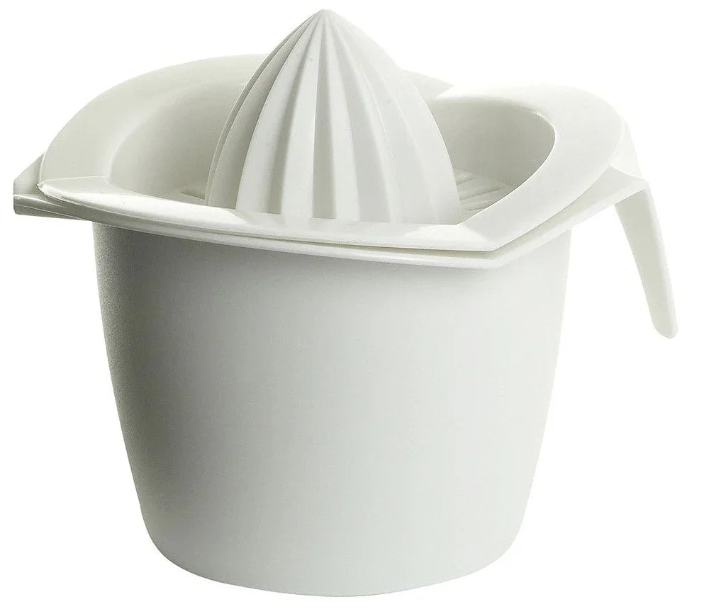 Hvid citruspresser i plast fra NORDIC HOUSEWARE GROUP A/S