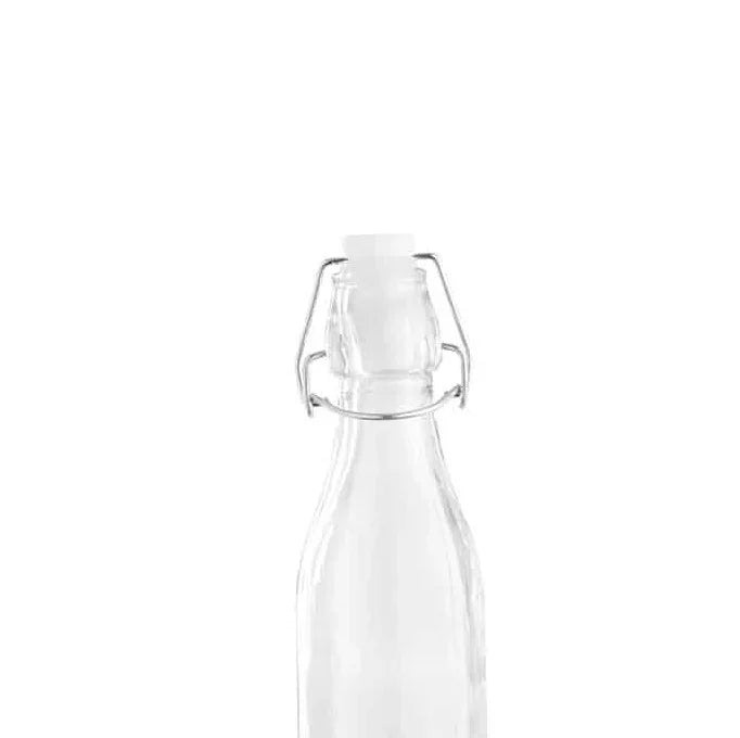 Klar glasflaske med svinglås fra CONZEPT