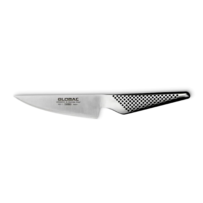 GLOBAL universalkniv GS-1 i rustfrit stål med karakteristisk prikket skaft
