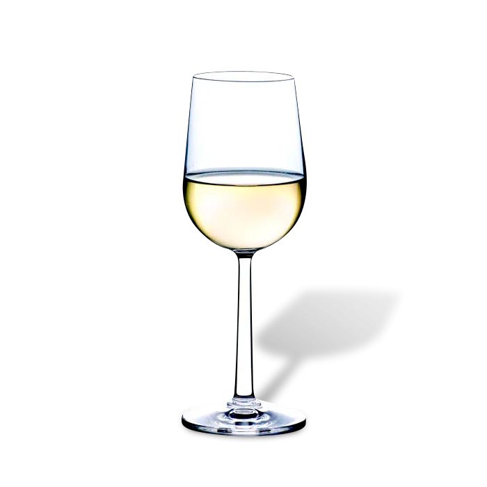 Rosendahl Grand Cru Bordeaux hvidvinglas 32 cl fyldt med hvidvin