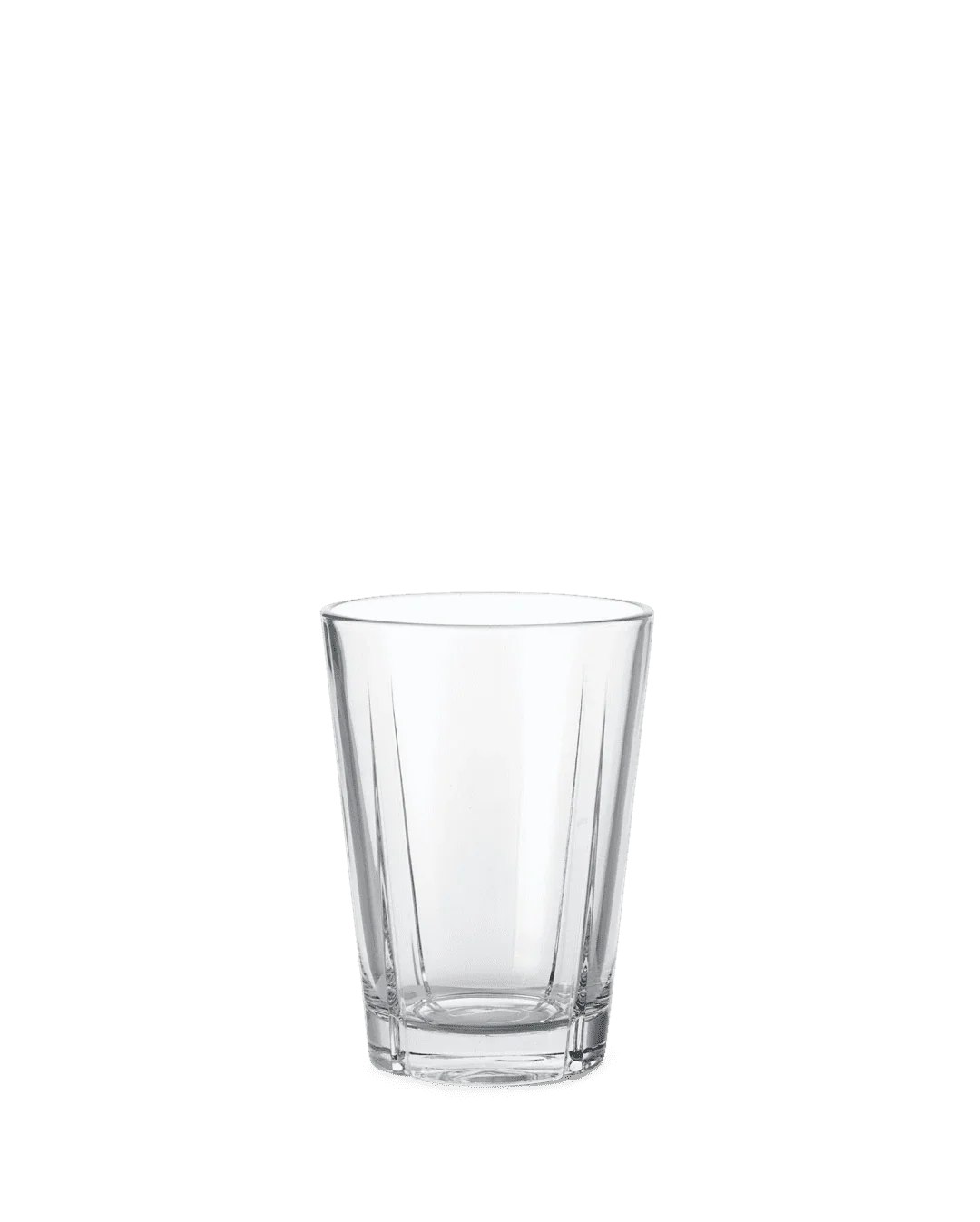 Gennemsigtigt ROSENDAHL Grand Cru vandglas i klart glas på sort baggrund