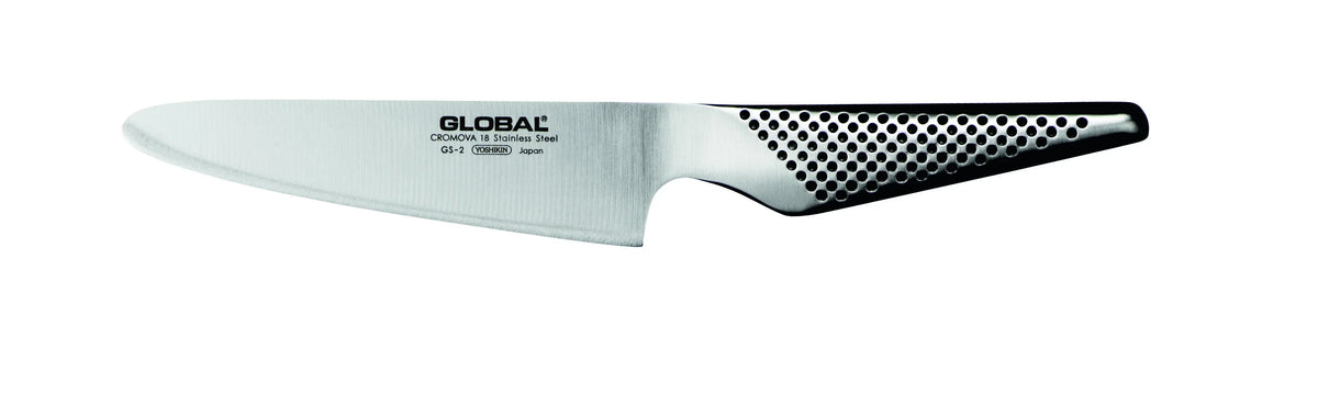GLOBAL GS-2 kokkekniv i rustfrit stål med karakteristisk prikket håndtag