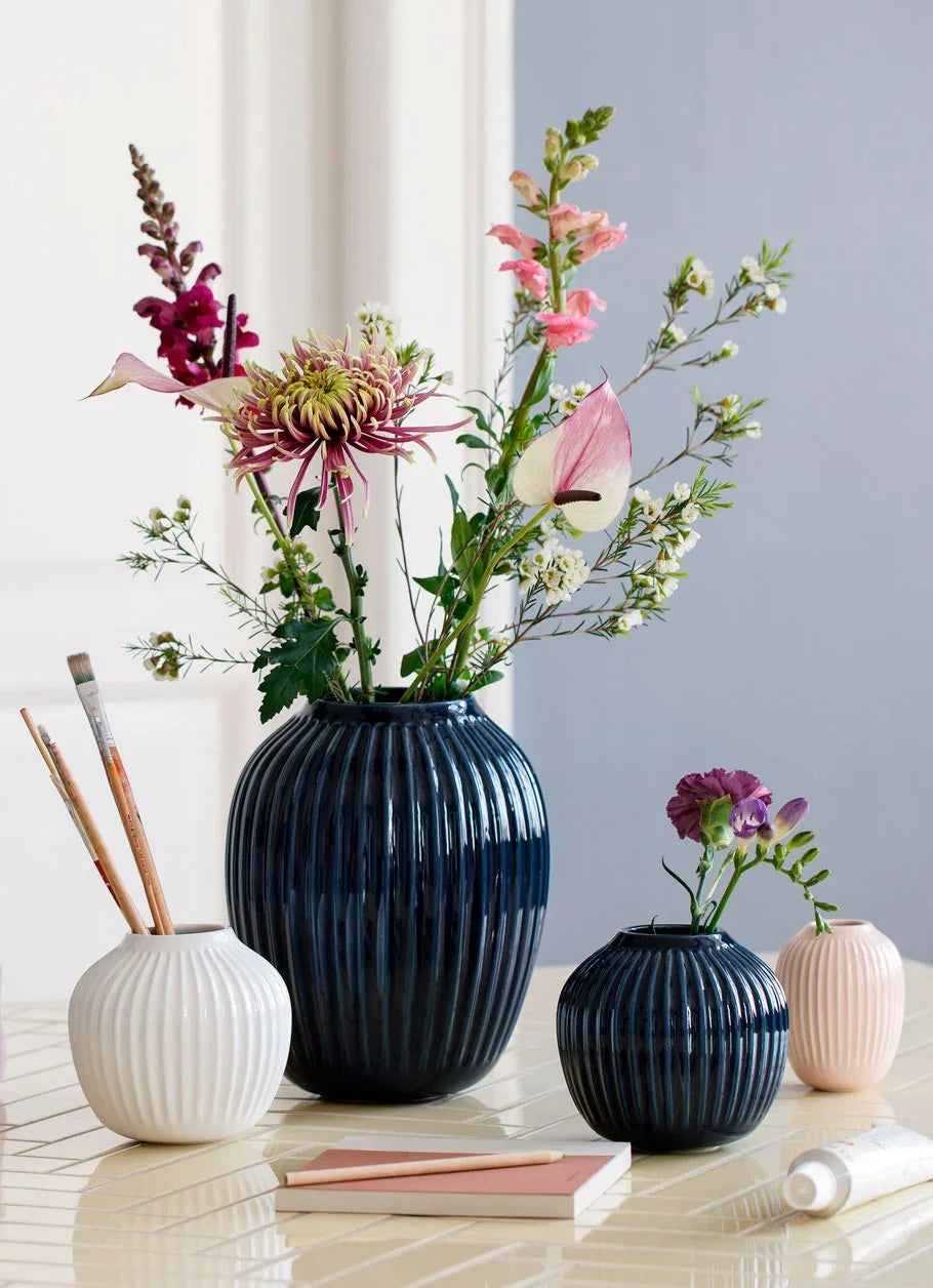 HAMMERSHØI VASE 20 CM INDIGO