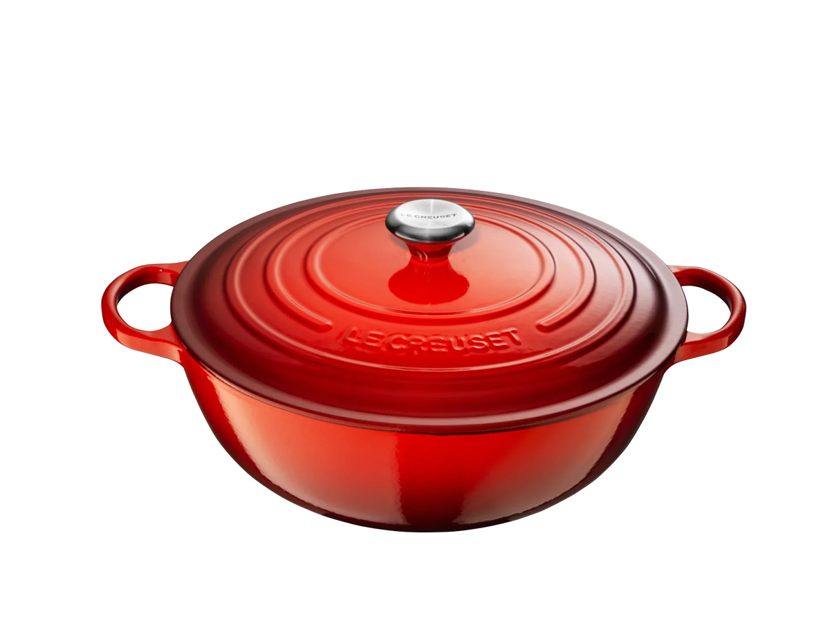 LE CREUSET STEGEGRYDE 32 CM / 7 L CERISE