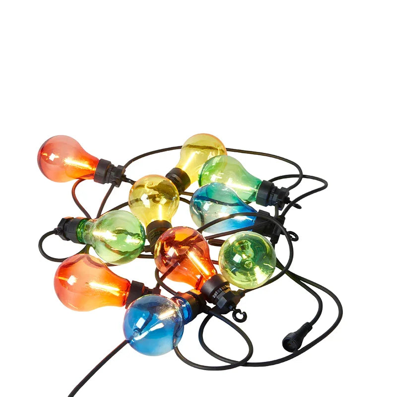 PARTY LYSKÆDE STARTSÆT M/10 FARVEDE PÆRER 360 CM