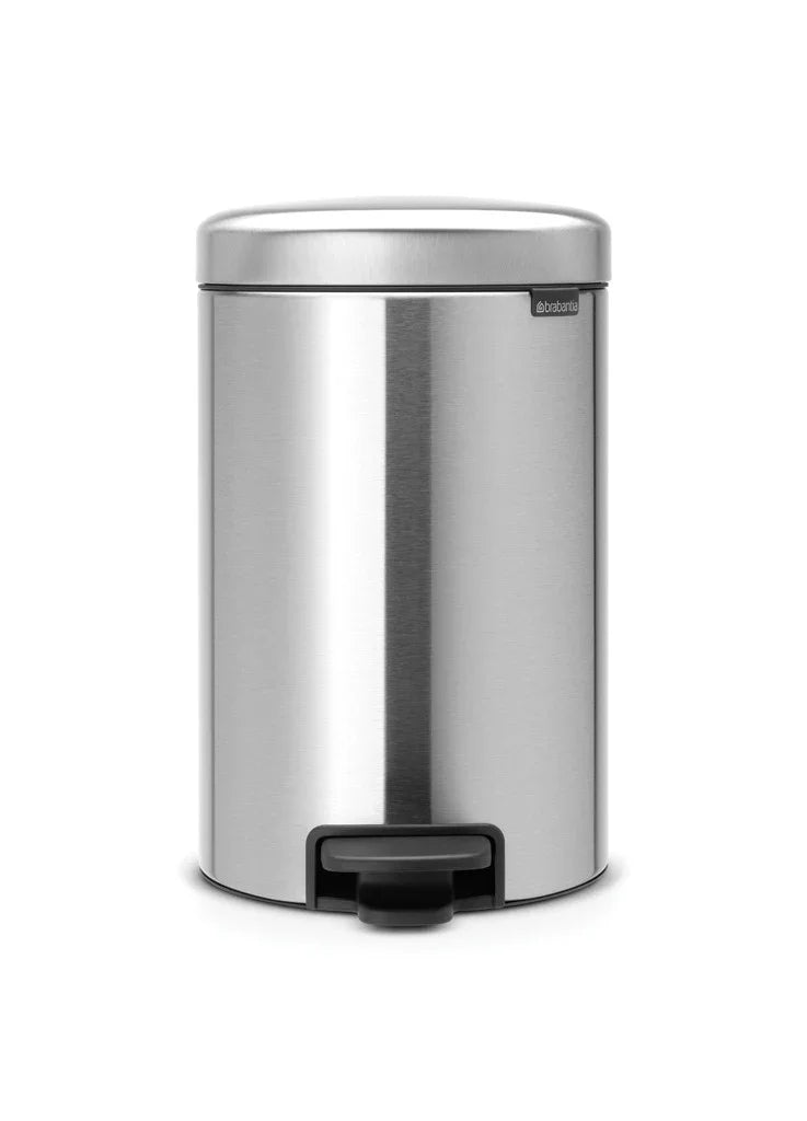 BRABANTIA PEDALSPAND 12 L. MAT STÅL