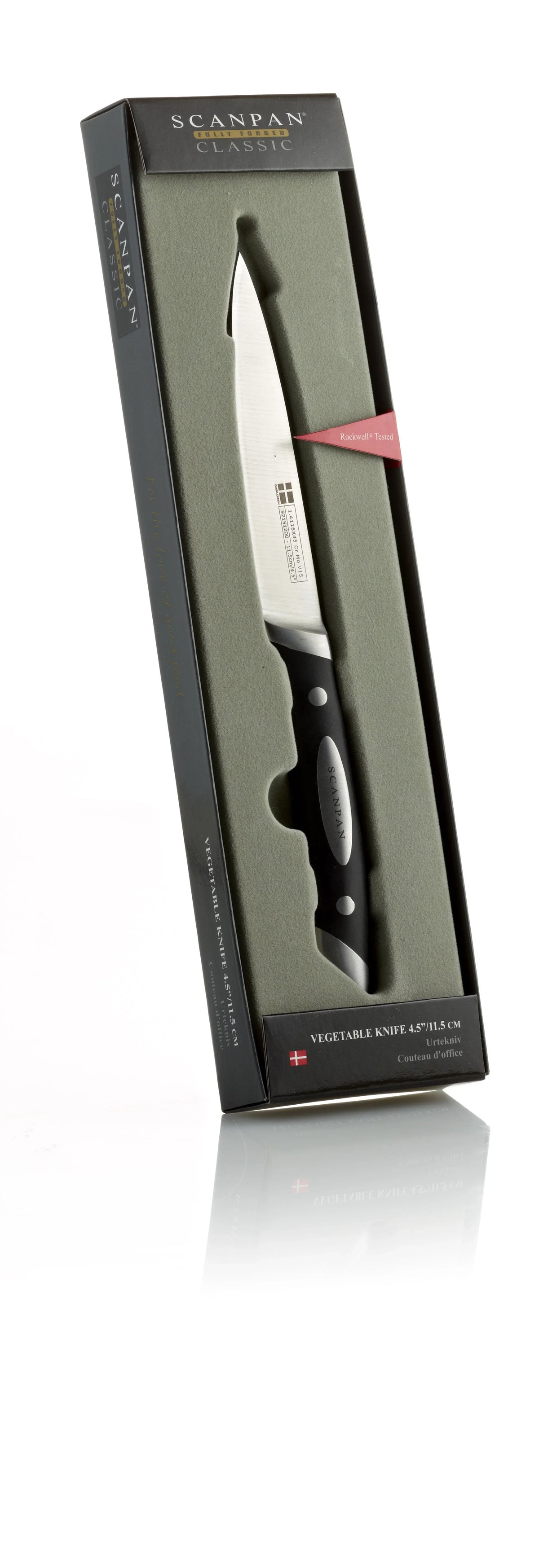 SCANPAN urtekniv på 11,5 cm i sin originale produktæske